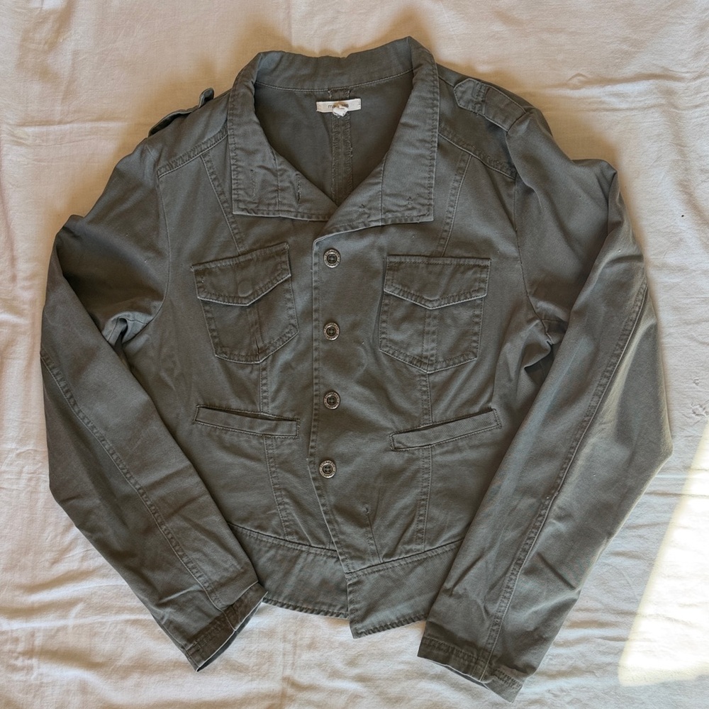 Maurices Women's Gray Utility Jacket